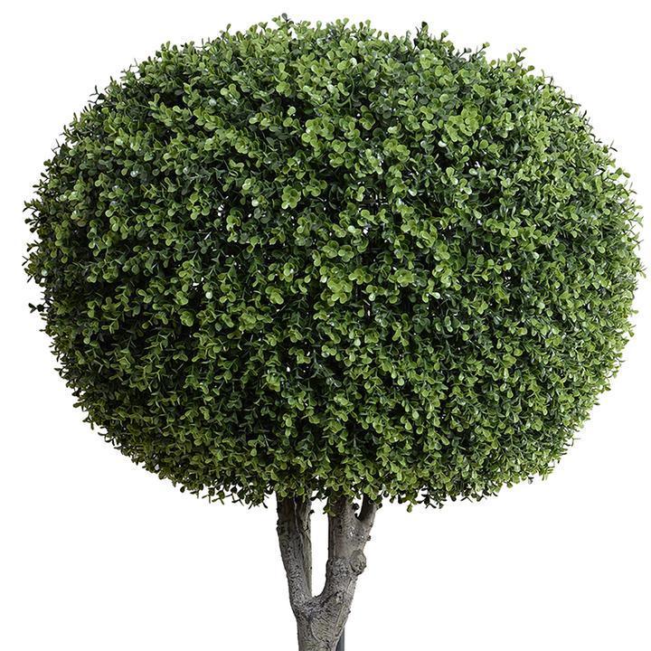 Faux 26" Boxwood Pumpkin-Shaped Topiary - Florals & Greenery - The Well Appointed House