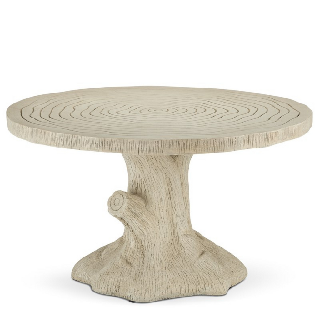 Faux Bois Concrete Cocktail Table - The Well Appointed House 