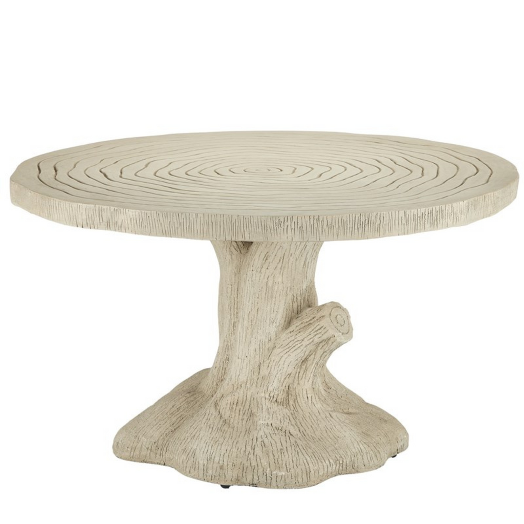 Faux Bois Concrete Cocktail Table - The Well Appointed House 