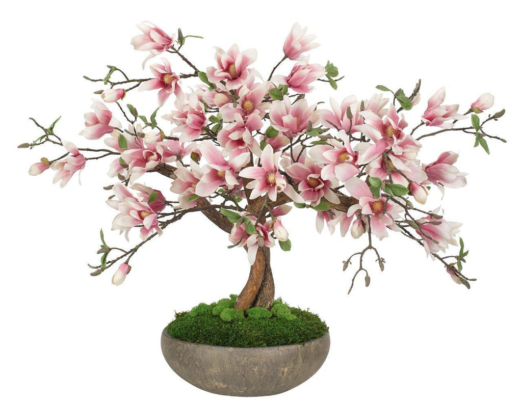 Faux Magnolia Table Tree in Terracotta Bowl - Florals & Greenery - The Well Appointed House
