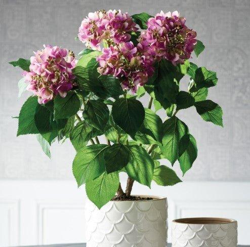 Faux Pink Hydrangea Drop-in Arrangement - Florals & Greenery - The Well Appointed House