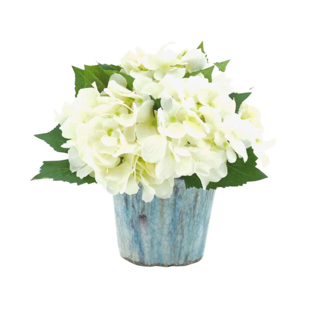 Faux White Hydrangea Arrangement - Florals & Greenery - The Well Appointed House