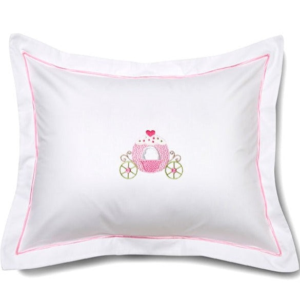 Baby Boudoir Pillow Cover in Cinderella's Carriage Pink - The Well Appointed House