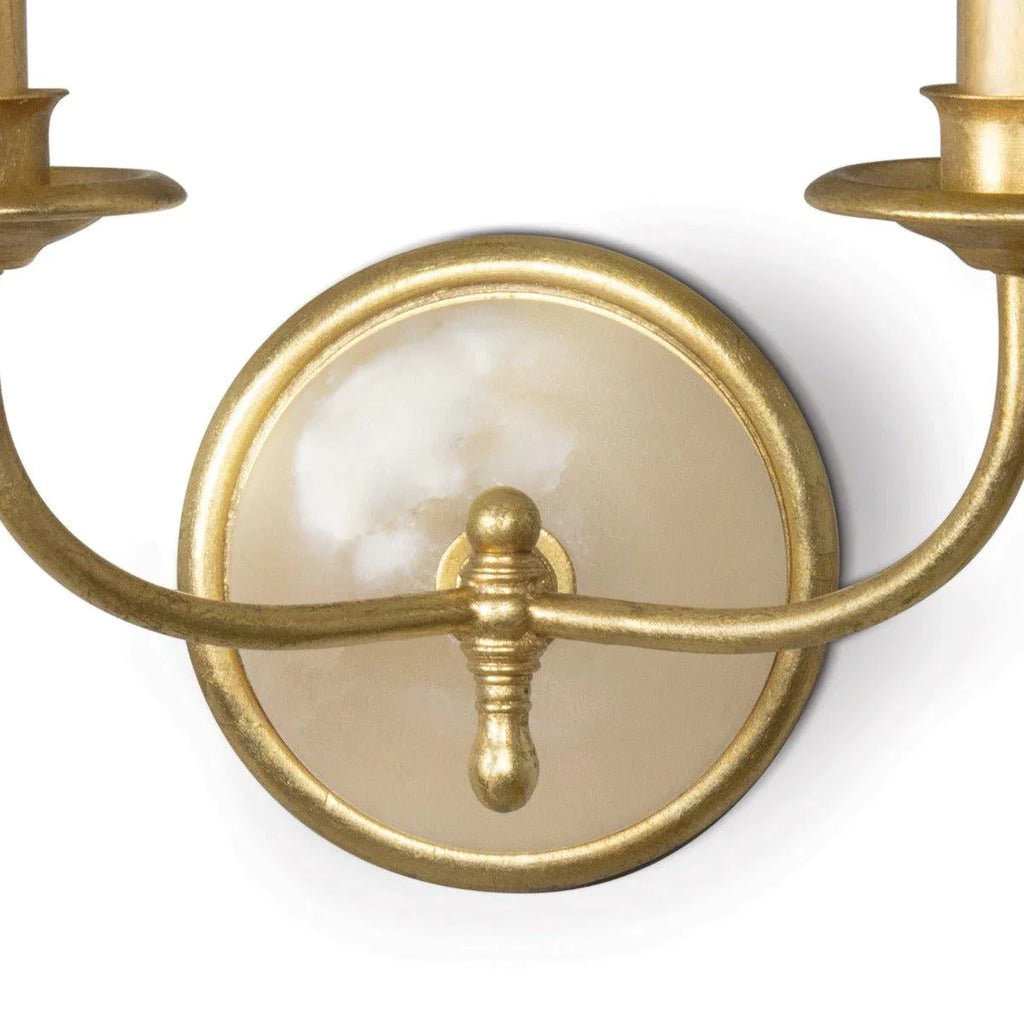 Fisher Sconce Double - Sconces - The Well Appointed House