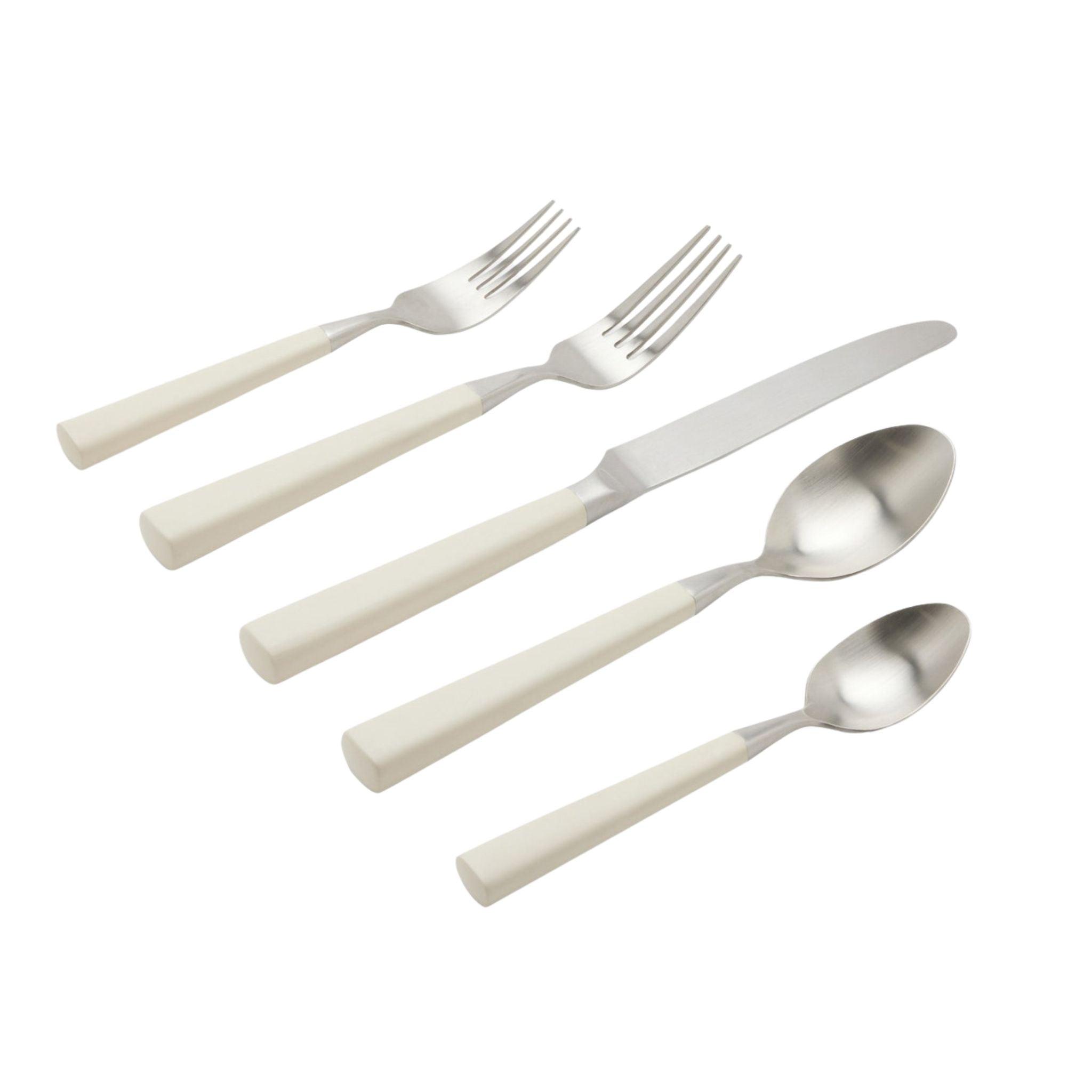 Plastic Cutlery Sets - White Flatware Sets