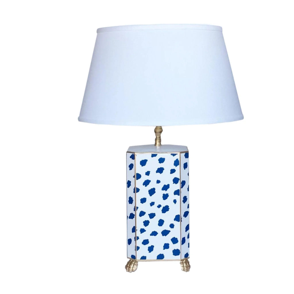 Fleck Lamp in Navy - Table Lamps - The Well Appointed House