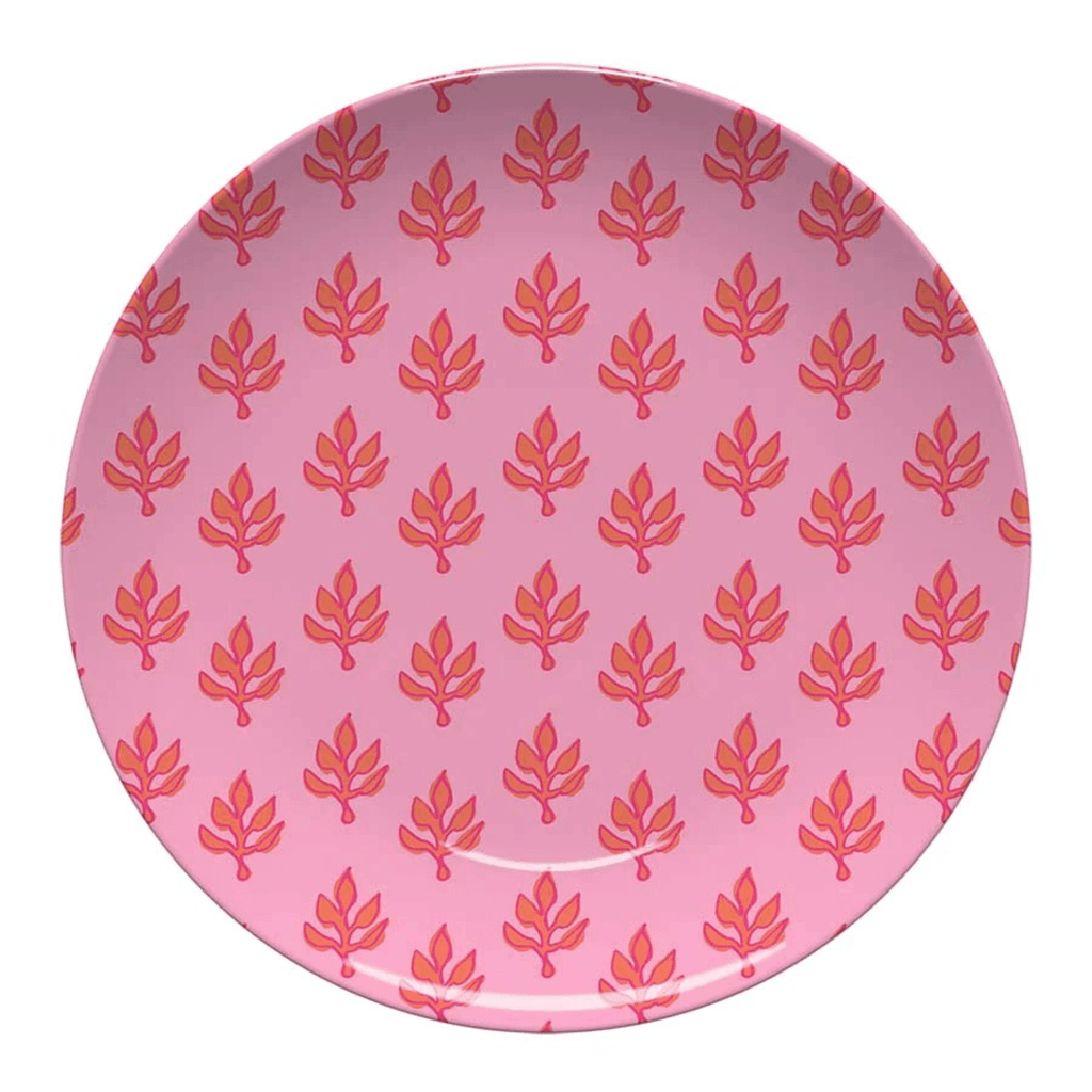 Flora Deep Pink Plate - Dinnerware - The Well Appointed House