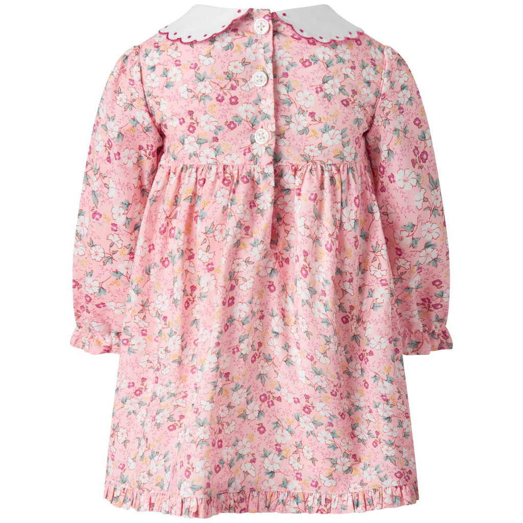 Floral Scalloped Collar Dress & Bloomers - The Well Appointed House
