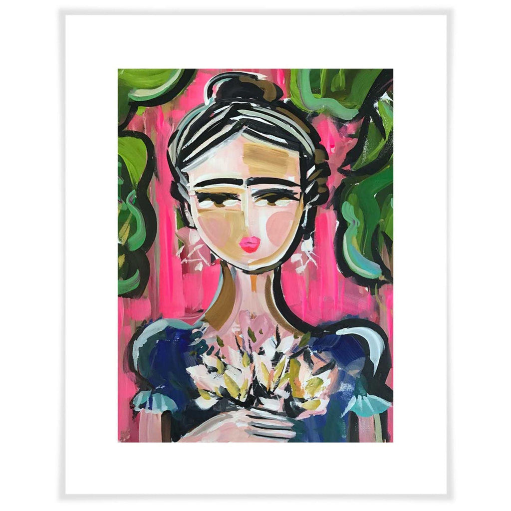 Flowers From Diego Paper Art Print - Little Loves Art - The Well Appointed House