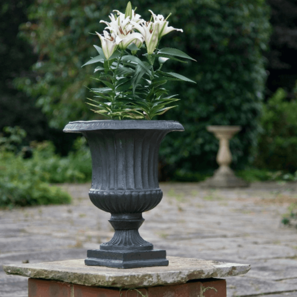 Fluted Garden Urn - Outdoor Planters - The Well Appointed House