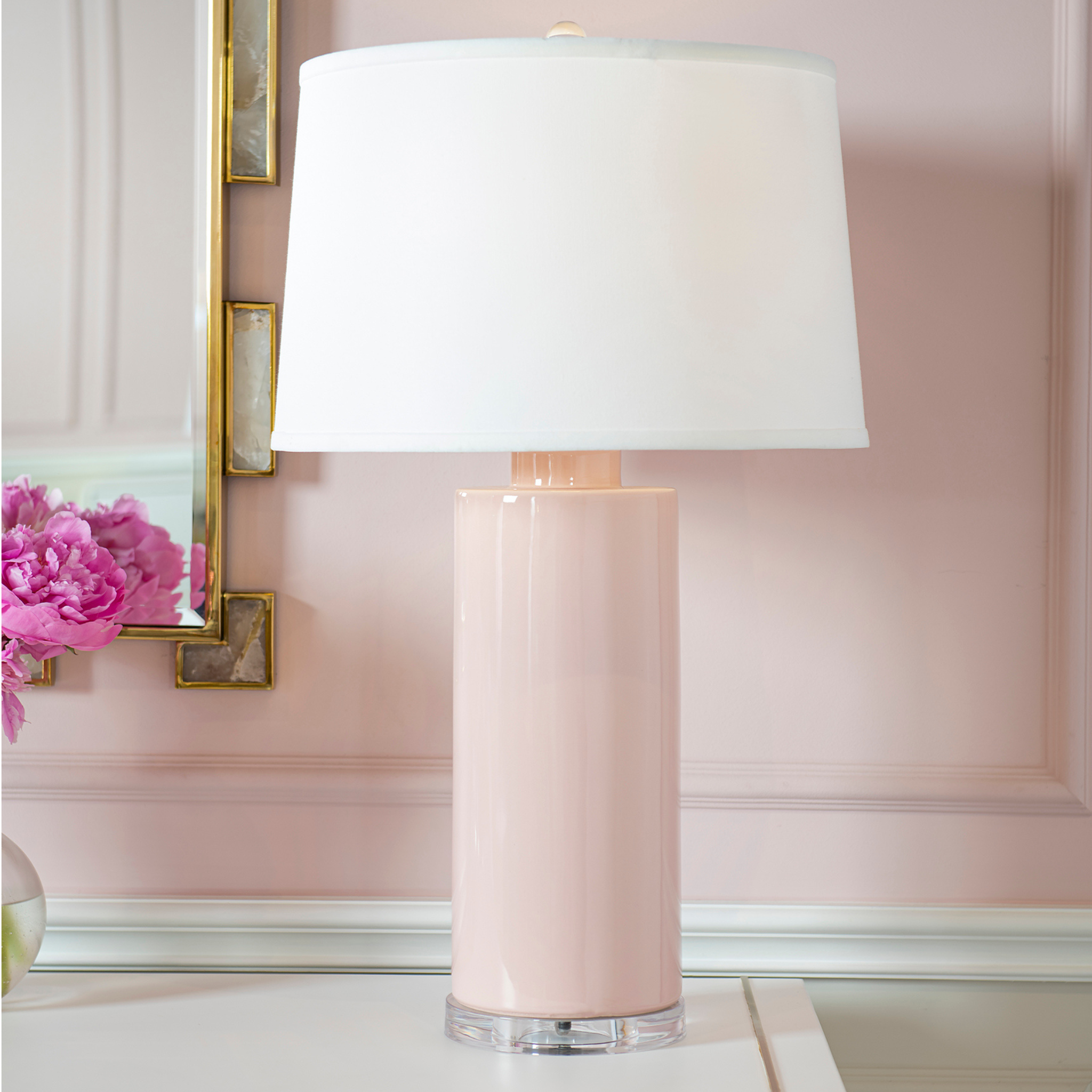 Blush pink table online lamps