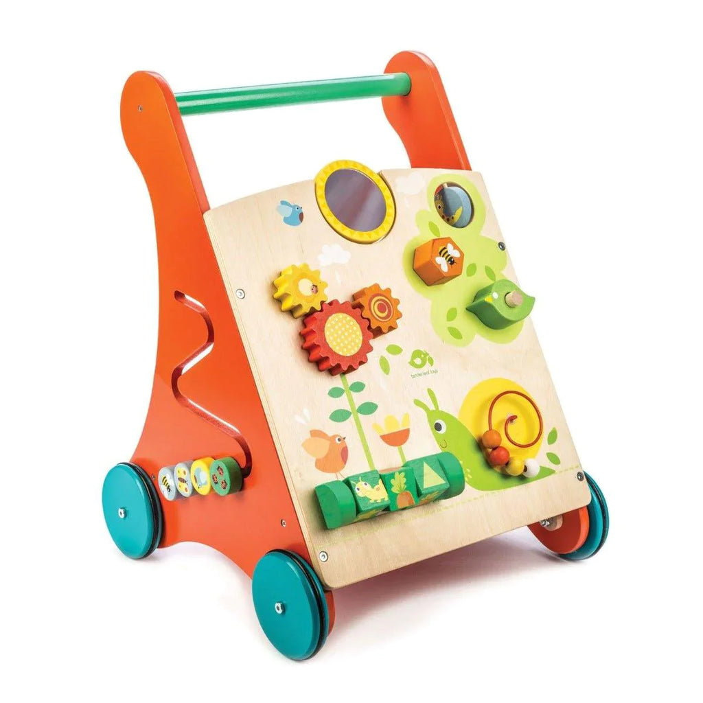 Garden Games Activity Walker Wooden Push Toy - Little Loves Walkers Wagons & Push Toys - The Well Appointed House