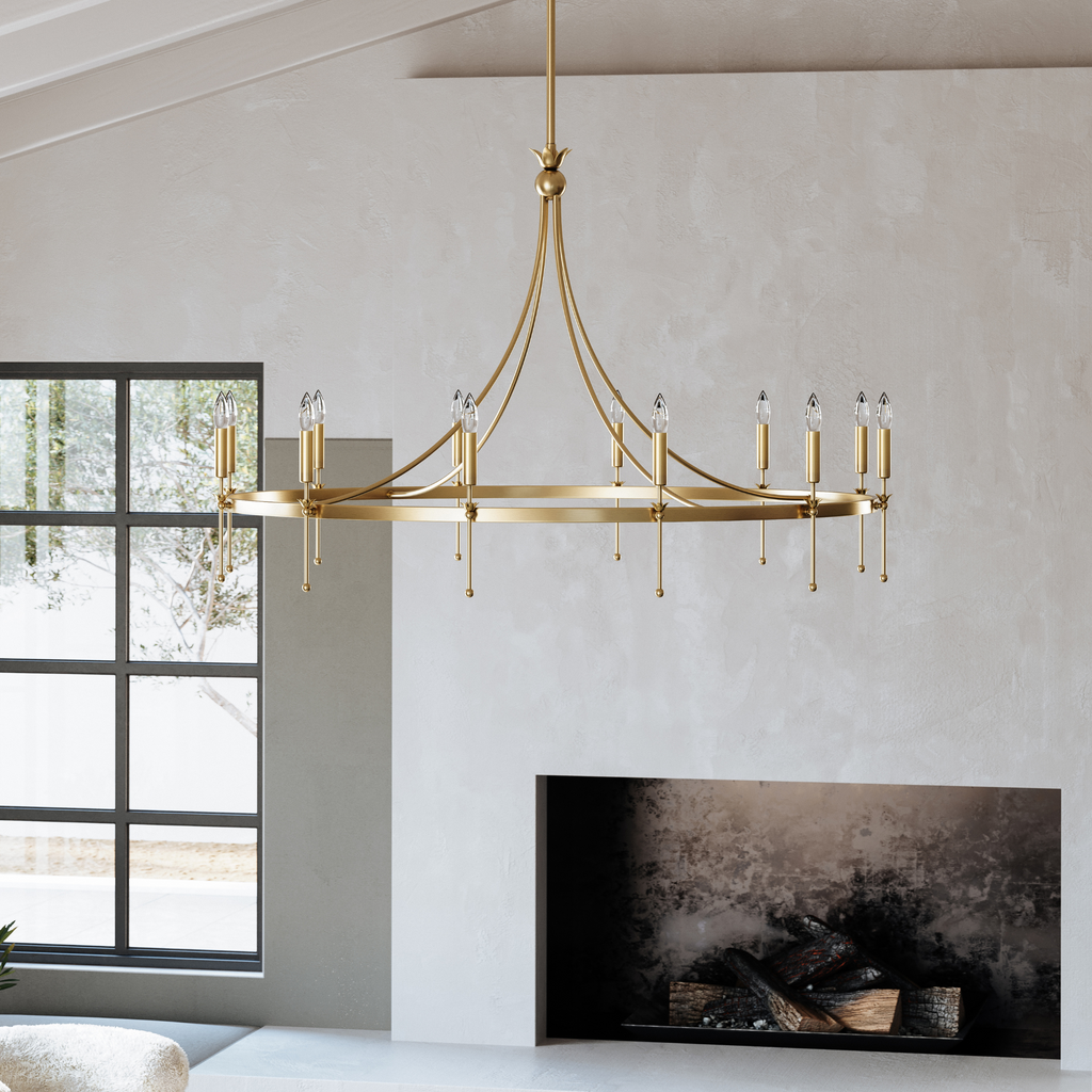 Gates Eight Lamp Chandelier - The Well Appointed House