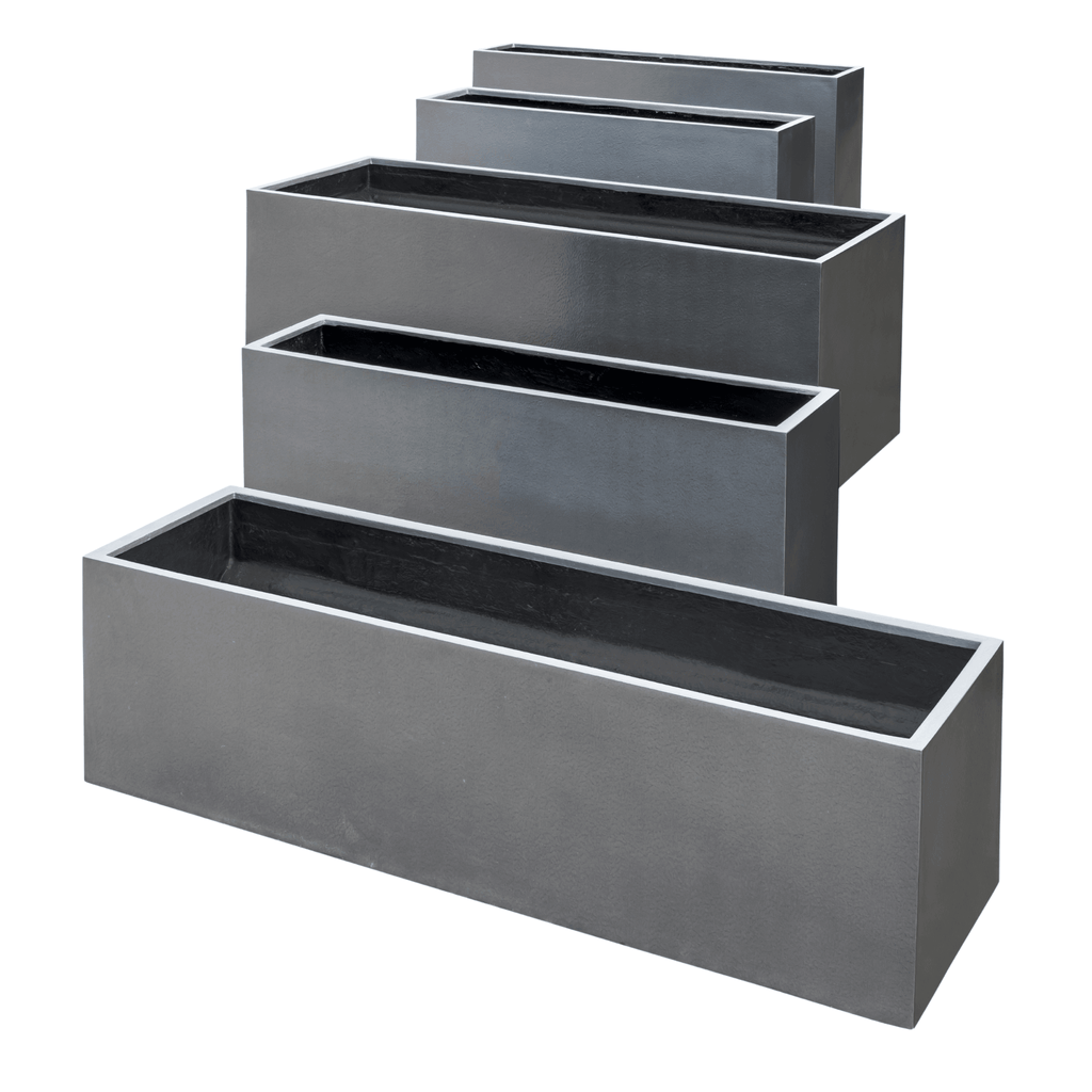 Geo Modern Trough Garden Planter - Outdoor Planters - The Well Appointed House
