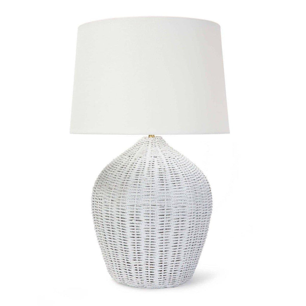 Georgian Table Lamp (White) - Table Lamps - The Well Appointed House