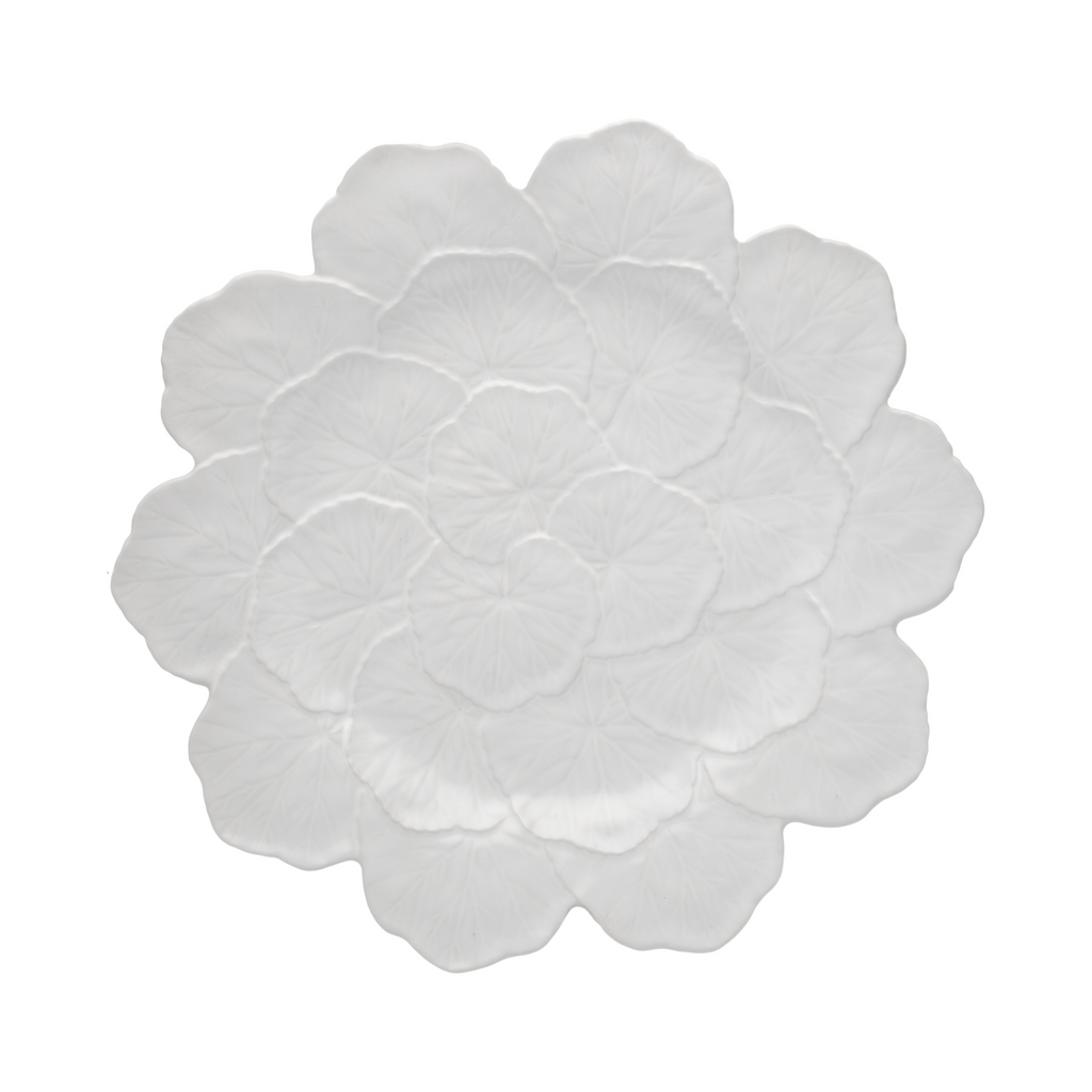 Geranium Charger, White - The Well Appointed House
