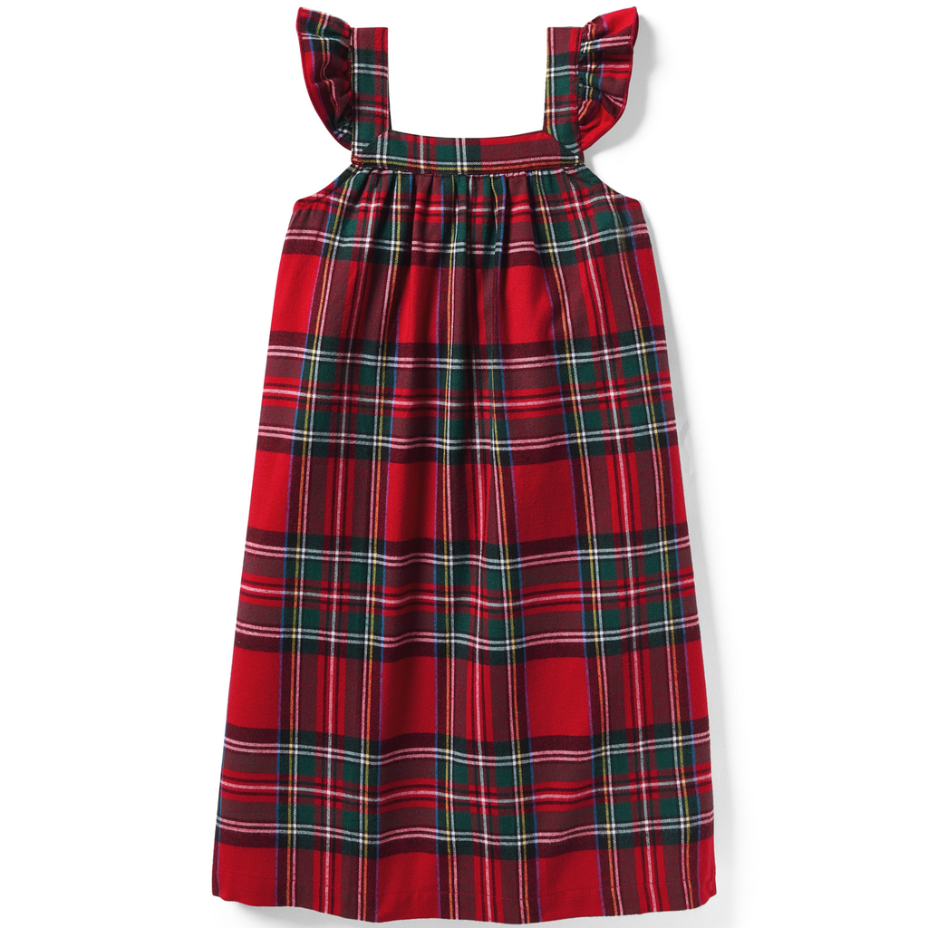 Girl's Brushed Twill Clara Nightgown in Imperial Tartan - The Well Appointed House 