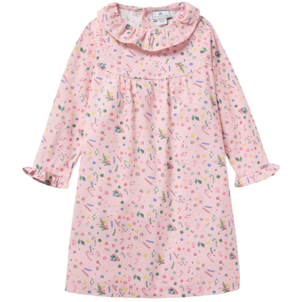 Girl's Twill Scarlett Nightgown in Vintage Sweets - The Well Appointed House 