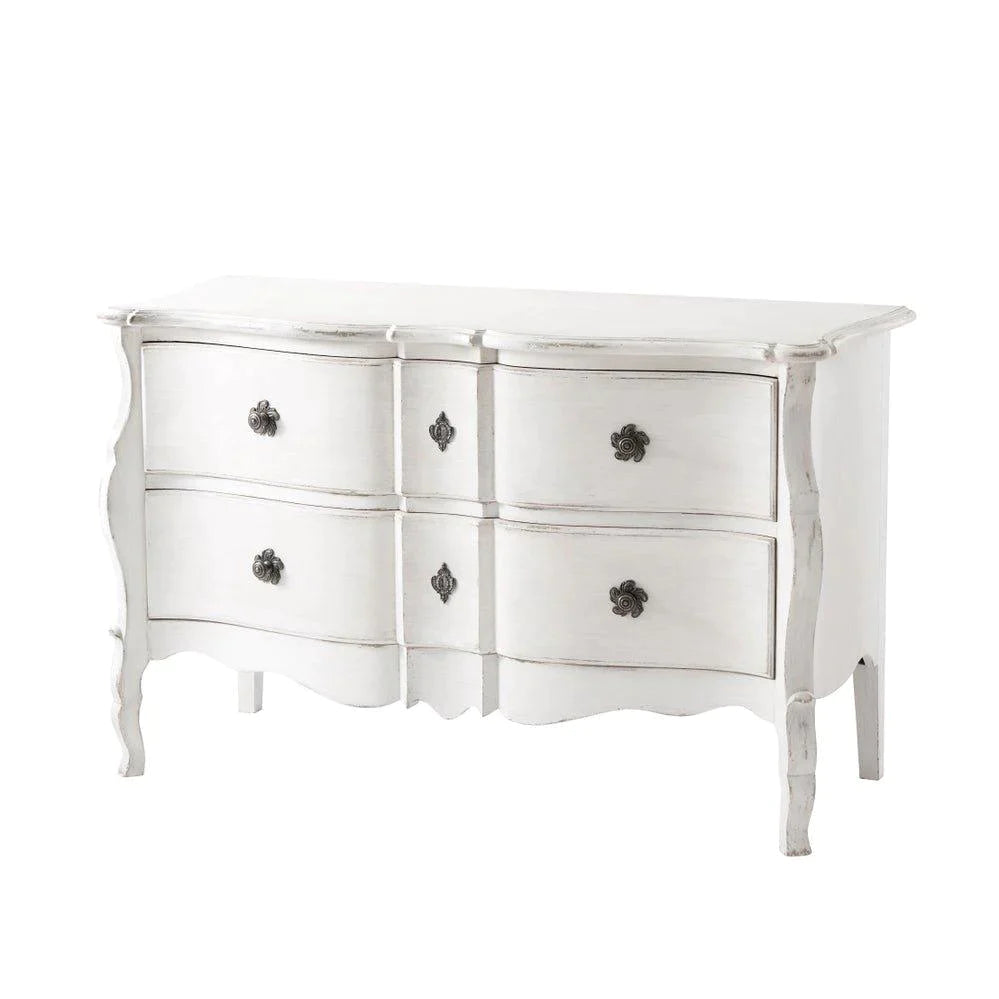 Giselle Chest of Drawers With Antique Pewter Handles - Dressers & Armoires - The Well Appointed House