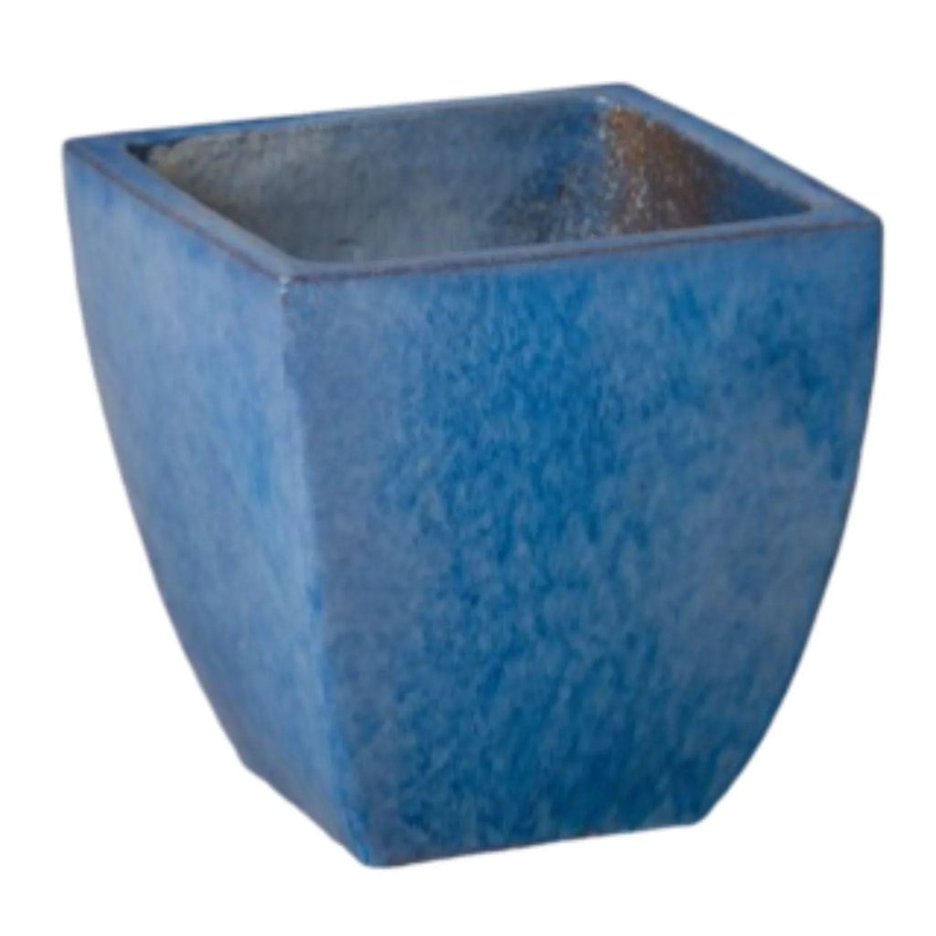 Glazed Square Planter - Outdoor Planters - The Well Appointed House
