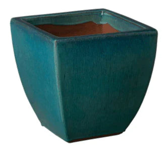 Glazed Square Planter - Outdoor Planters - The Well Appointed House