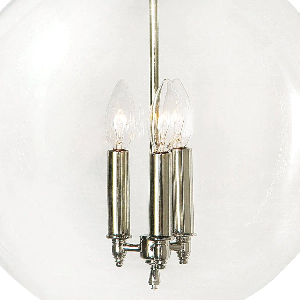 Globe Pendant (Polished Nickel) - Chandeliers & Pendants - The Well Appointed House