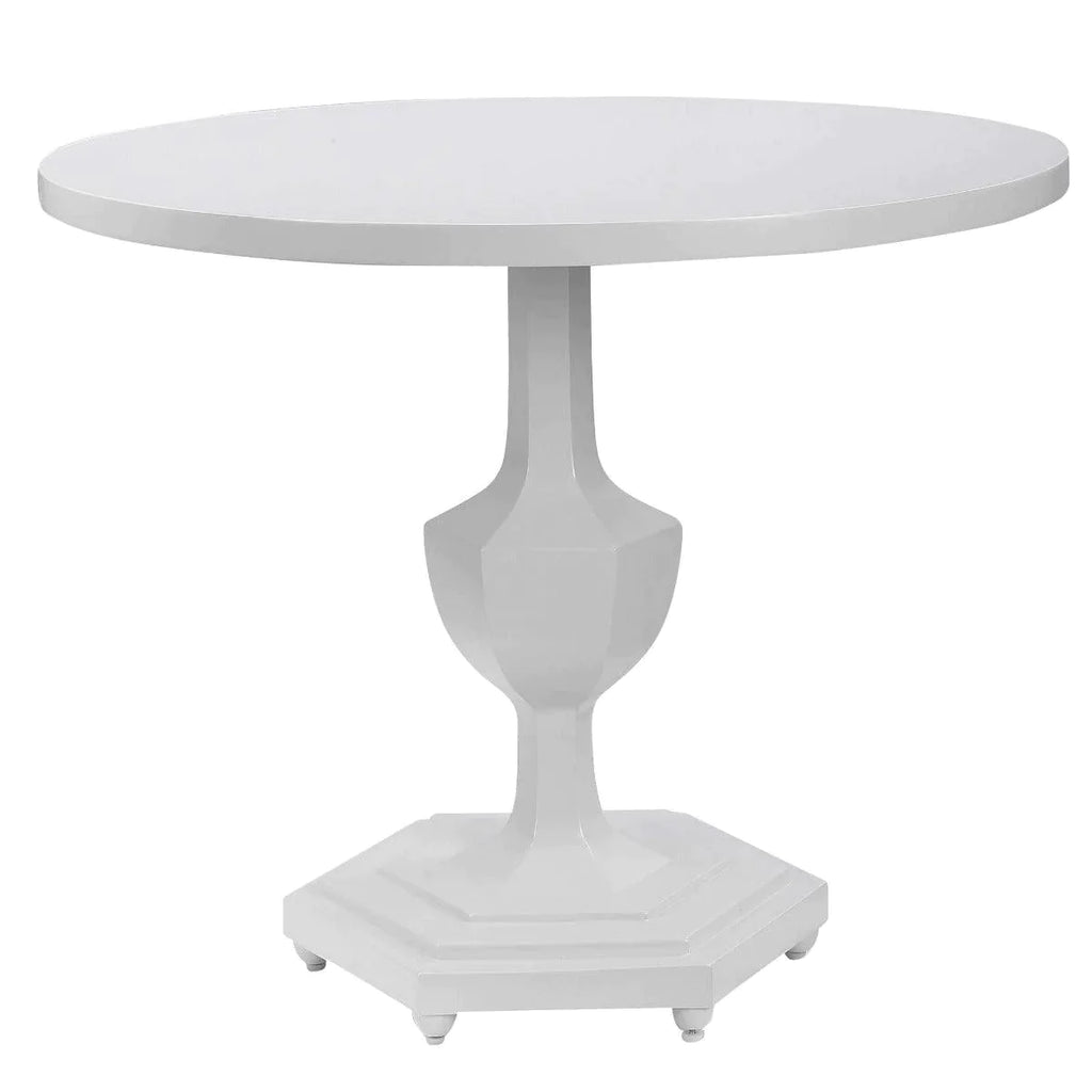 Glossy White Kabarda Foyer Table - - The Well Appointed House