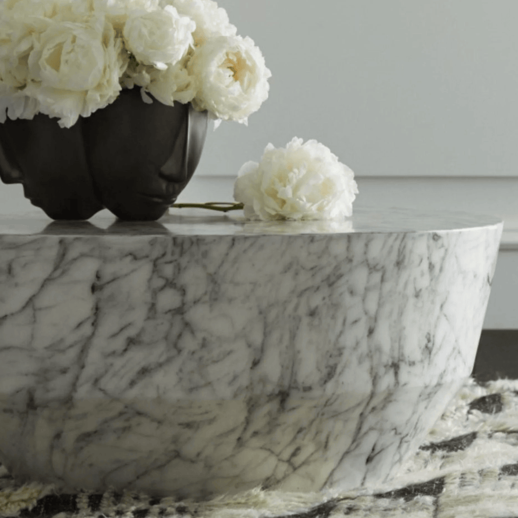 Godwin Faux Marble Coffee Table - Coffee Tables - The Well Appointed House