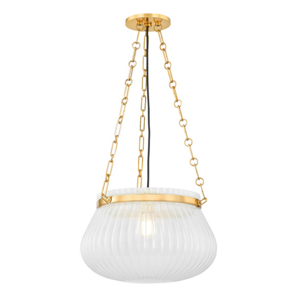 Granby Foschia Glass Pendant Light - The Well Appointed House
