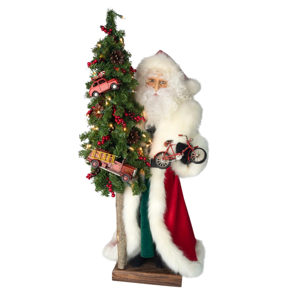 Grandpa's Gifts Santa Tabletop Christmas Decor - The Well Appointed House