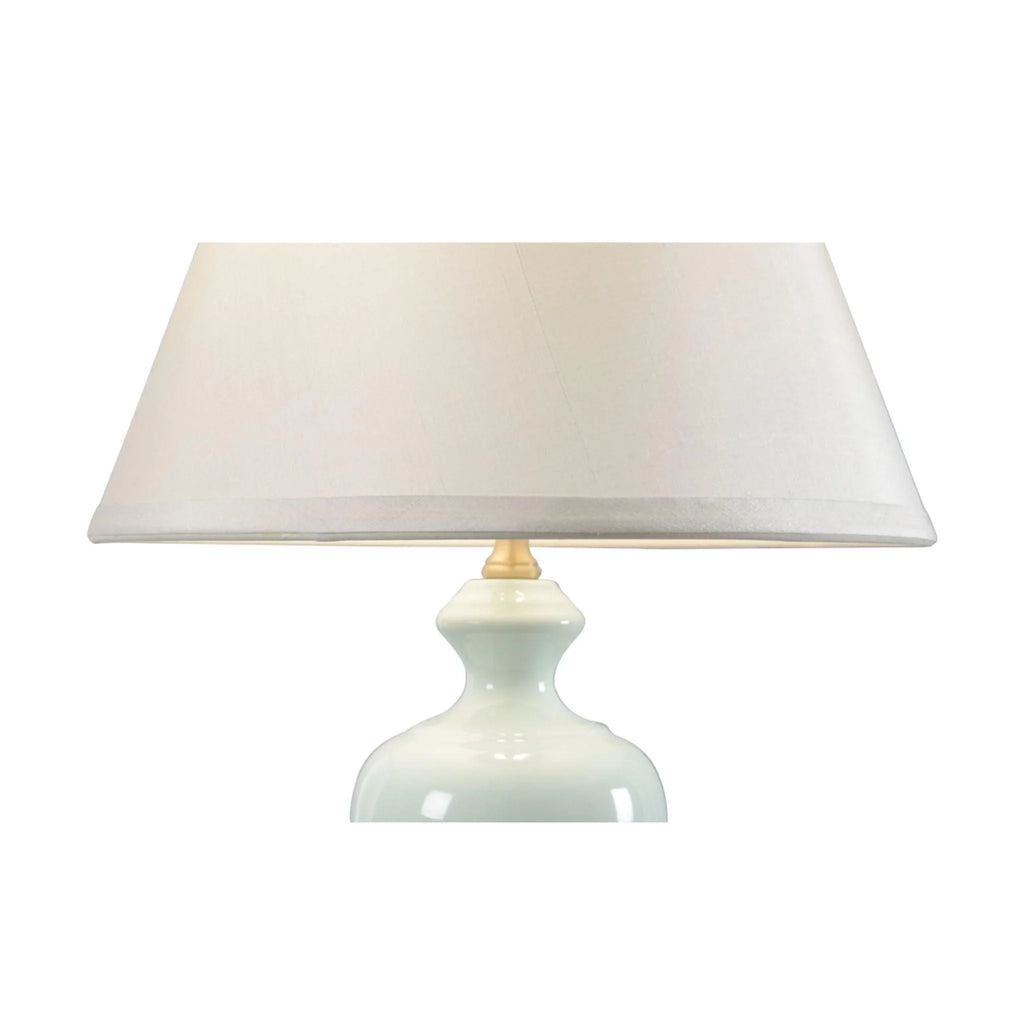 Grasseto Lamp with a Mint Green Glaze with Shade - Table Lamps - The Well Appointed House