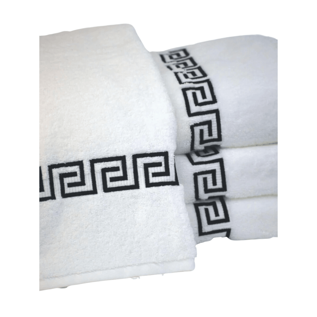 Greek Key Bath Towel Collection - Bath Towels - The Well Appointed House
