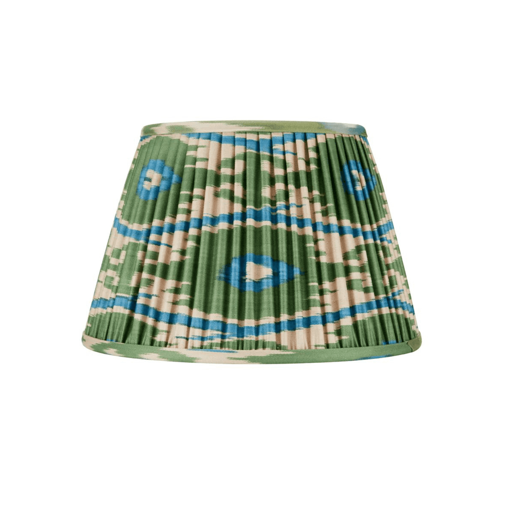Green & Blue Ikat Wall Light Lamp Shade - Available in Multiple Sizes - Lamp Shades - The Well Appointed House