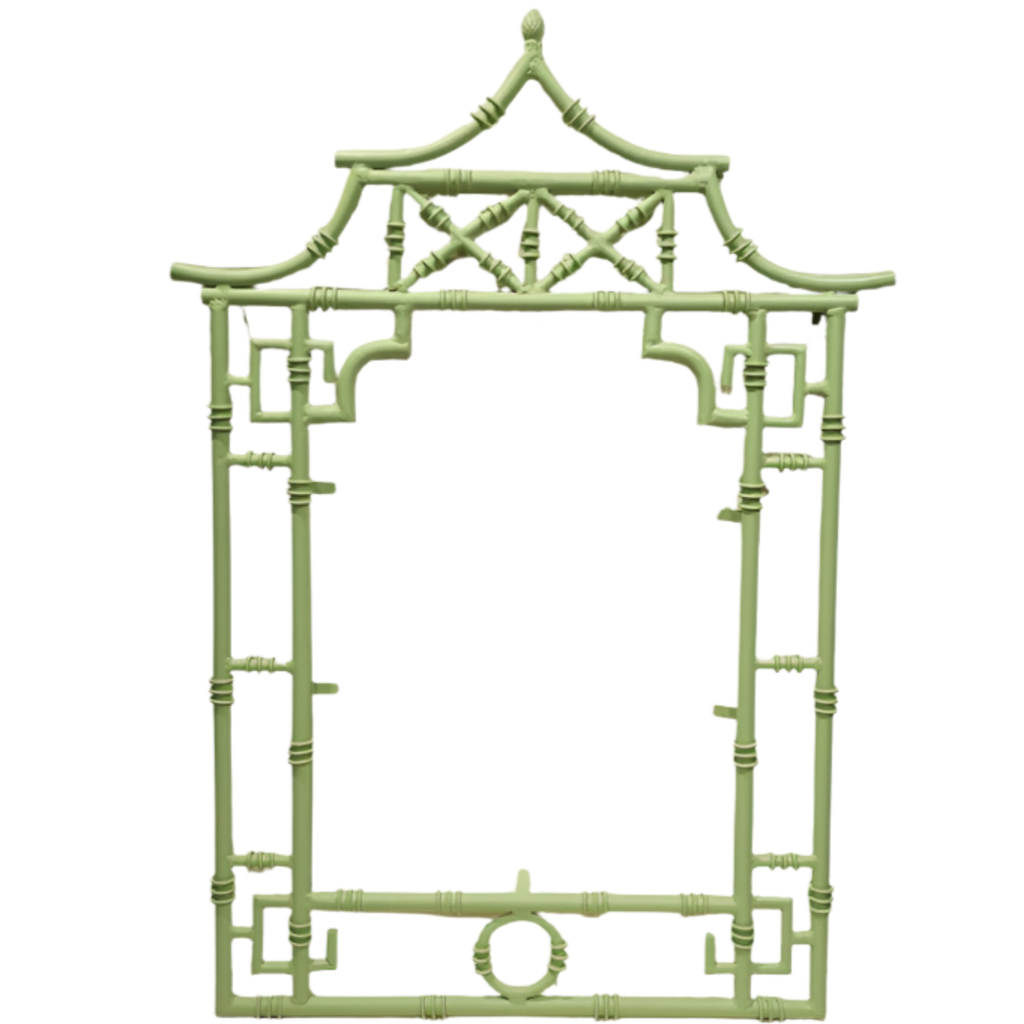 Green Pagoda Mirror - The Well Appointed House 