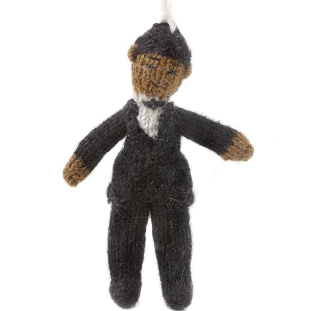 Groom Hand Knit Christmas Ornament  - The Well Appointed House 