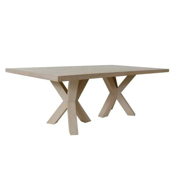 Haines Cerused Oak Dining Table - Dining Tables - The Well Appointed House