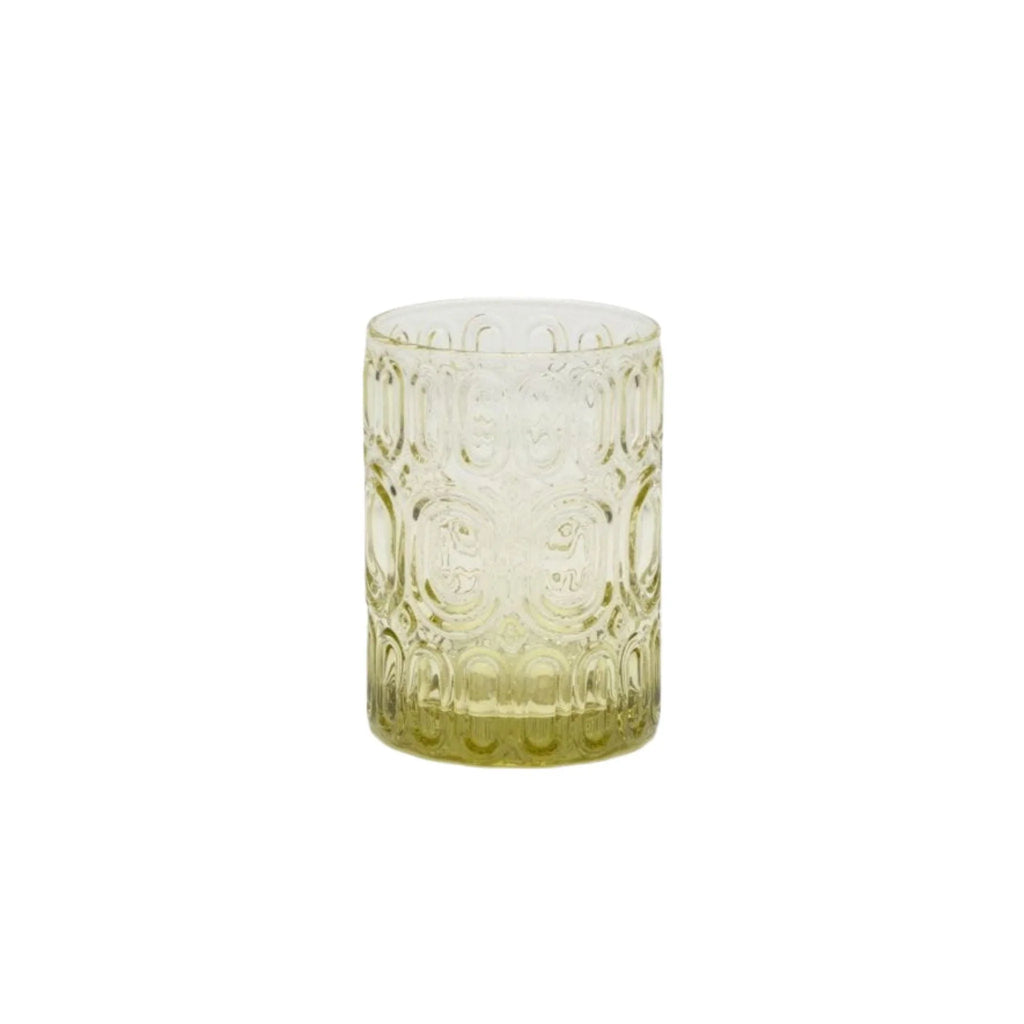 Hand Blown Glass Tumblers in Sage - Drinkware - The Well Appointed House