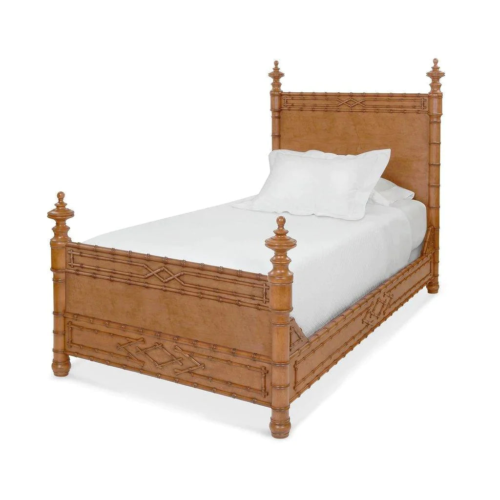 Hand Carved Bamboo Bed - Beds & Headboards - The Well Appointed House