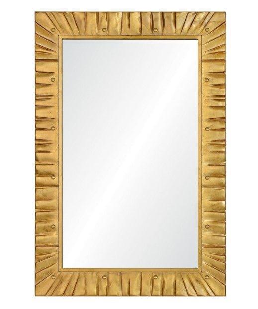 Hand Carved Gold Leaf Wood Framed Wall Mirror - Wall Mirrors - The Well Appointed House