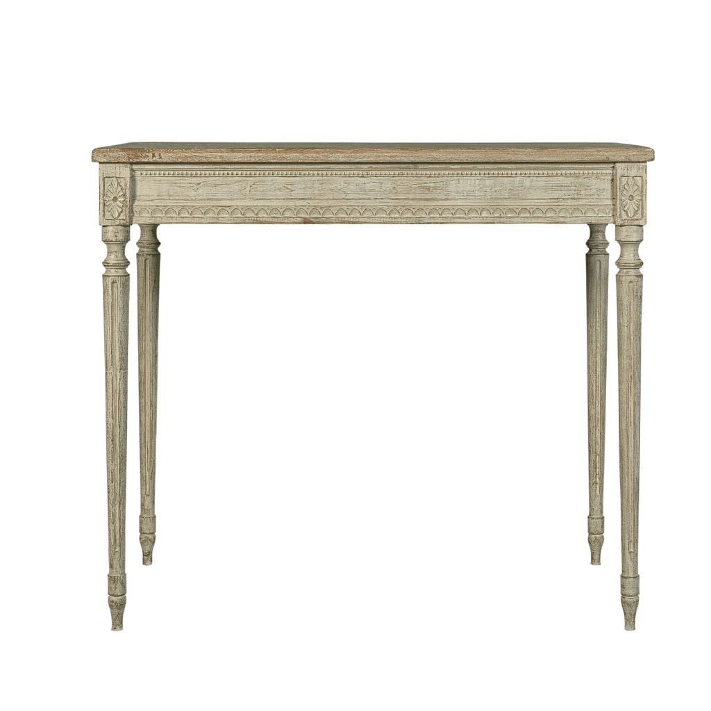 Hand Carved Teak Accent Table - Available in Multiple Finishes - Side & Accent Tables - The Well Appointed House