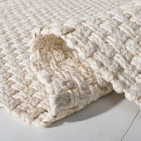 Hand Loomed Cream Jute Area Rug - Rugs - The Well Appointed House