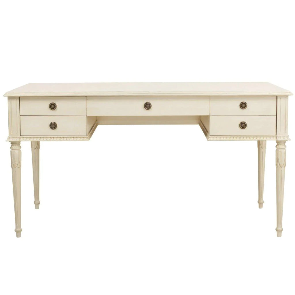 Handmade French Daphne Writing Desk with Drawers - Desks & Desk Chairs - The Well Appointed House