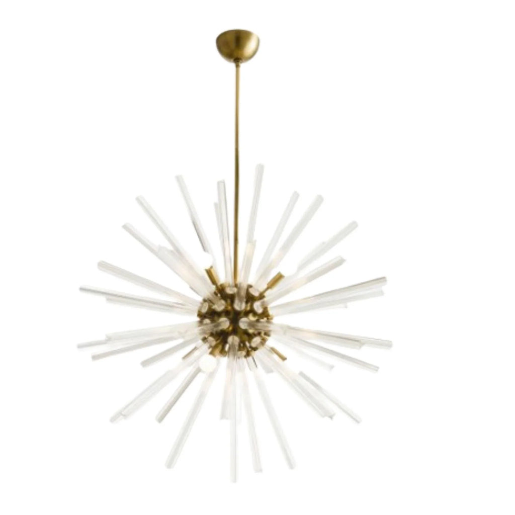 Hanley Fluted Starburst Pendant Light - Chandeliers & Pendants - The Well Appointed House
