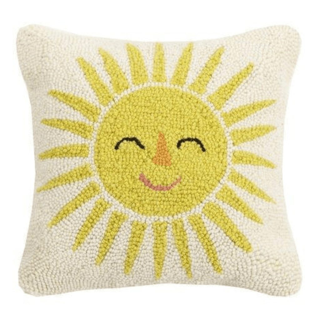 Happy Sun Decorative Throw Pillow - Pillows - The Well Appointed House