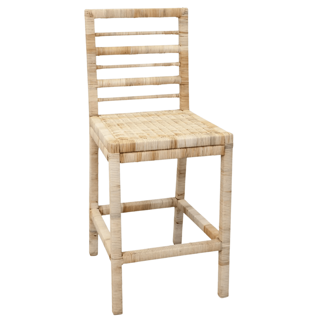 Harvested Rattan Wicker Counter Stool - Bar & Counter Stools - The Well Appointed House