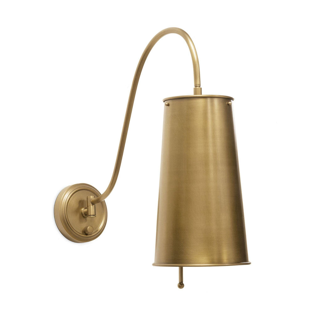 Hattie Sconce (Natural Brass) - Sconces - The Well Appointed House