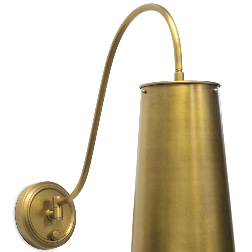Hattie Sconce (Natural Brass) - Sconces - The Well Appointed House