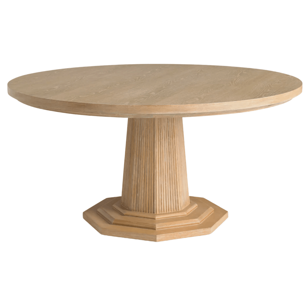 Haven Cerused Oak Dining Table - Dining Tables - The Well Appointed House