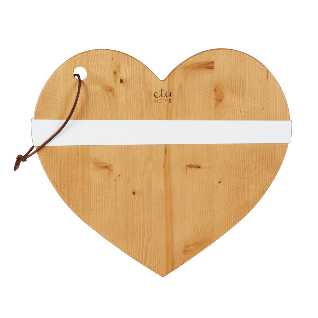 Heart Charcuterie Cutting Board in Natural - Cutting & Cheese Boards - The Well Appointed House