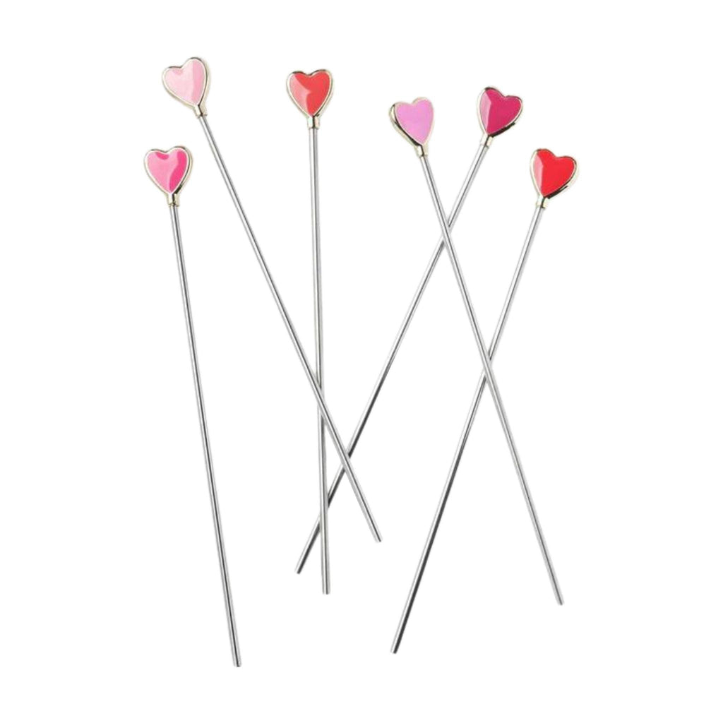 Heart Swizzle Sticks - Bar Tools & Accessories - The Well Appointed House